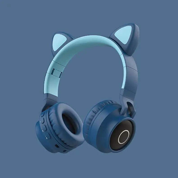 K.B Lifestyle Casque Bluetooth LED Oreilles de Chat - K.B