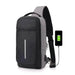 K.B Lifestyle Sac à Bandoulière Anti - Vol avec Chargeur USB - K.B